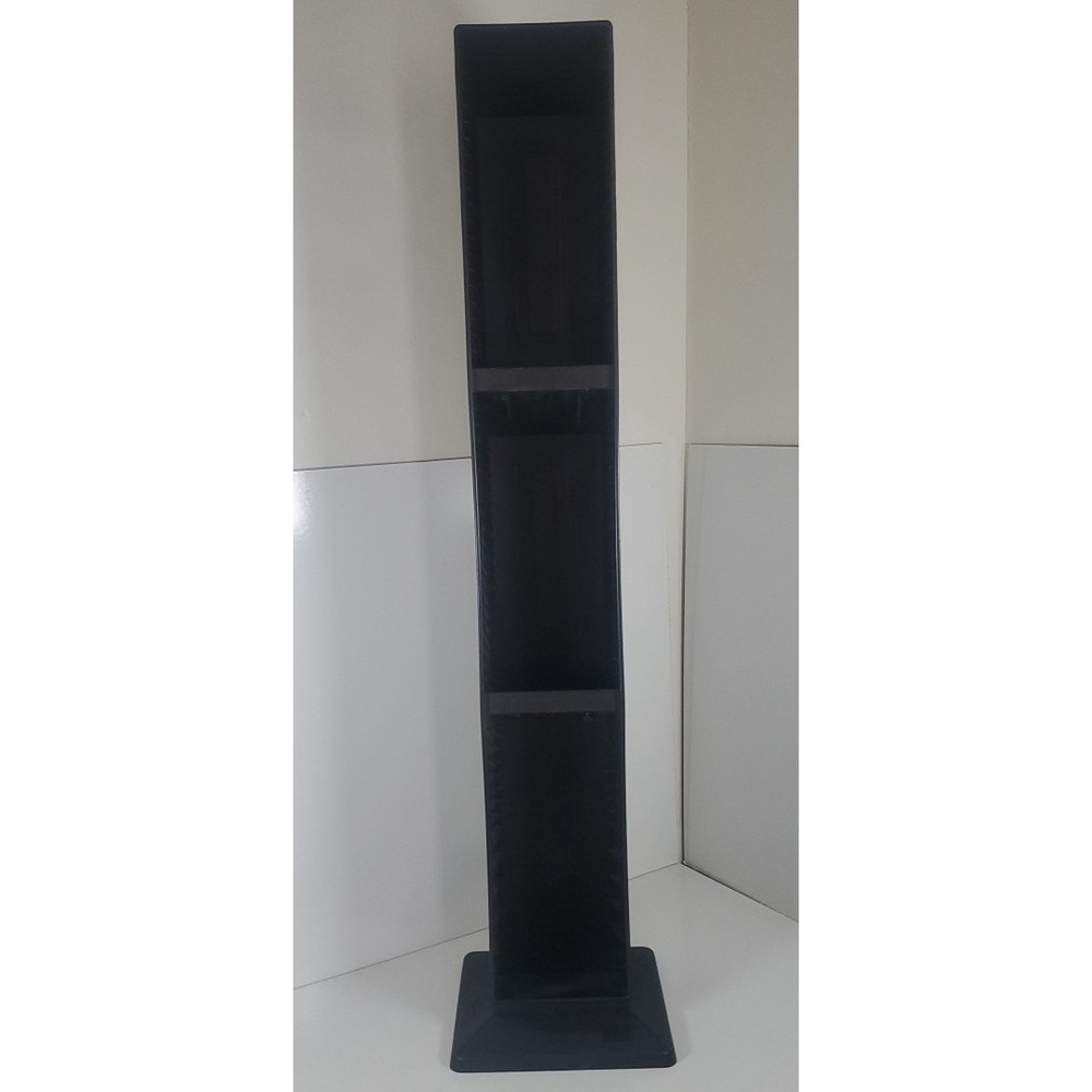 Vtg 1990s Alpha Fellowes 60 CD Capacity Storage Tower Floor Display Rack Stand